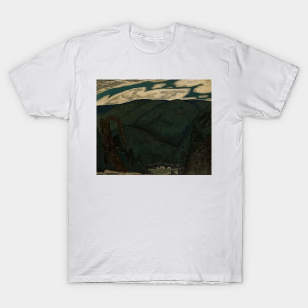 The Dark Mountain by Marsden Hartley T-Shirt by Classic Art Stall